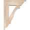 Ekena Millwork Balboa Traditional Smooth Bracket w/ Offset Brace, Douglas Fir, 7 1/2"W x 24"D x 32"H BKT0806X24X32BOA01SDF - alternate 2